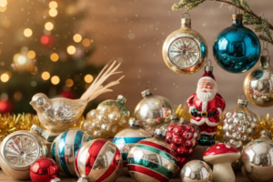 vintage glass christmas ornaments