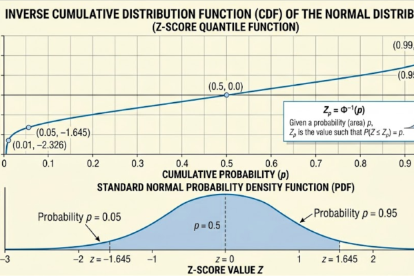 z inversa normal estandar